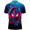 Comic Polo Shirt, Miles Morales Polo Shirt