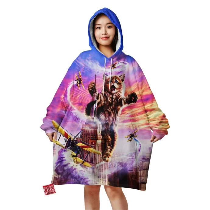 Monster Cat Blanket Hoodie