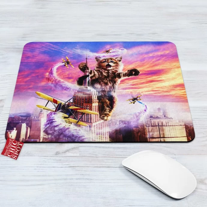 Monster Cat Mouse Pad