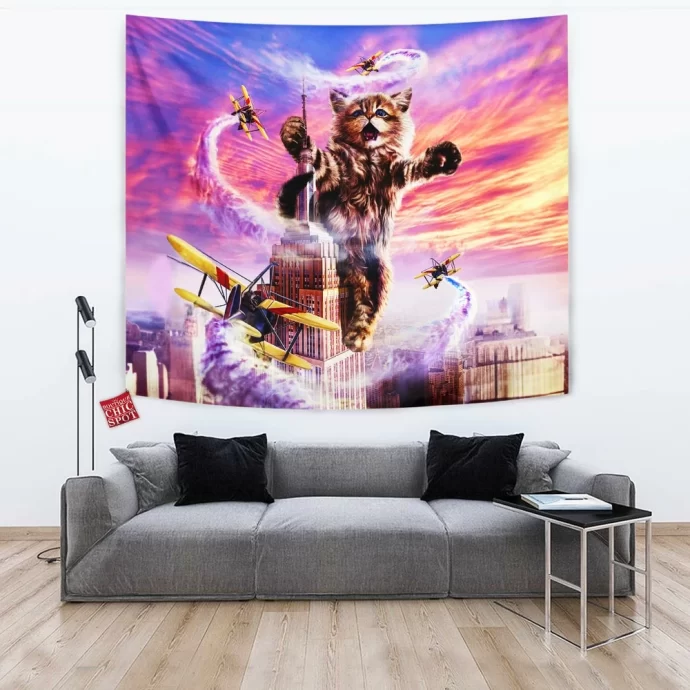 Monster Cat Tapestry