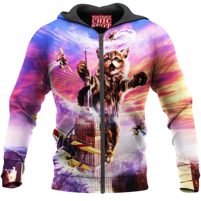 T DUONG Boutique 10883 Zip Hoodie