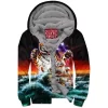 Tiger Zip-Fleece-Hoodie