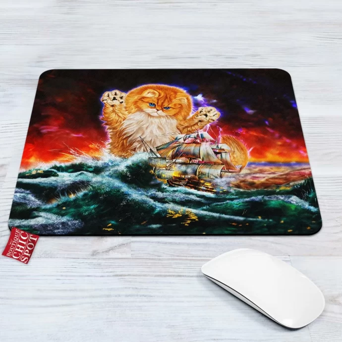 Monster Titan Cat Mouse Pad