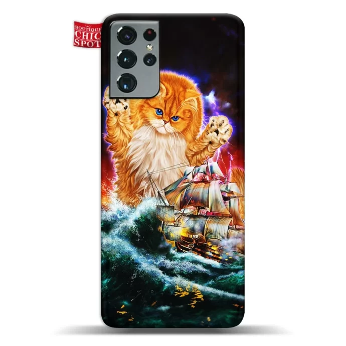 Monster Titan Cat Phone Case Samsung