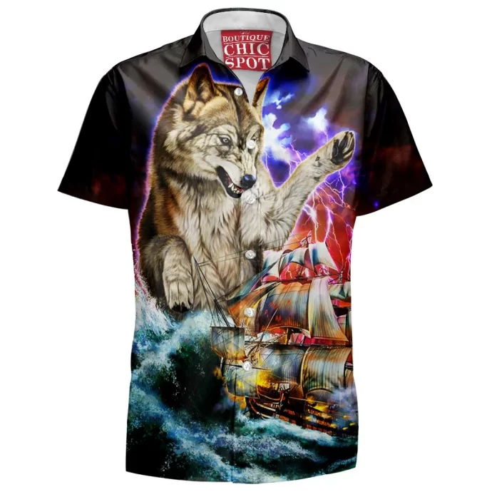 Monster Titan Wolf Hawaiian Shirt