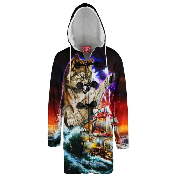 Monster Titan Wolf Hooded Cloak Coat