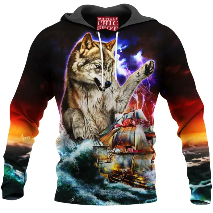 Monster Titan Wolf Hoodie