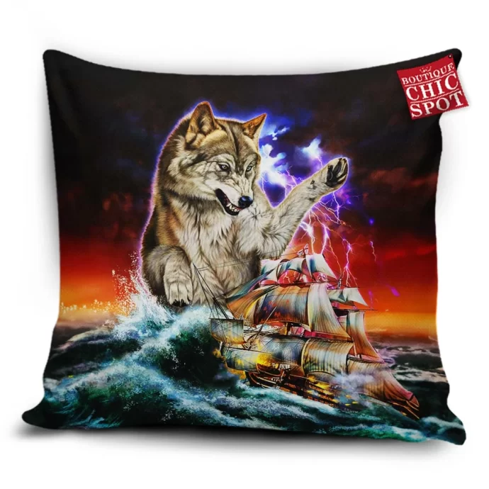 Monster Titan Wolf Pillow Cover