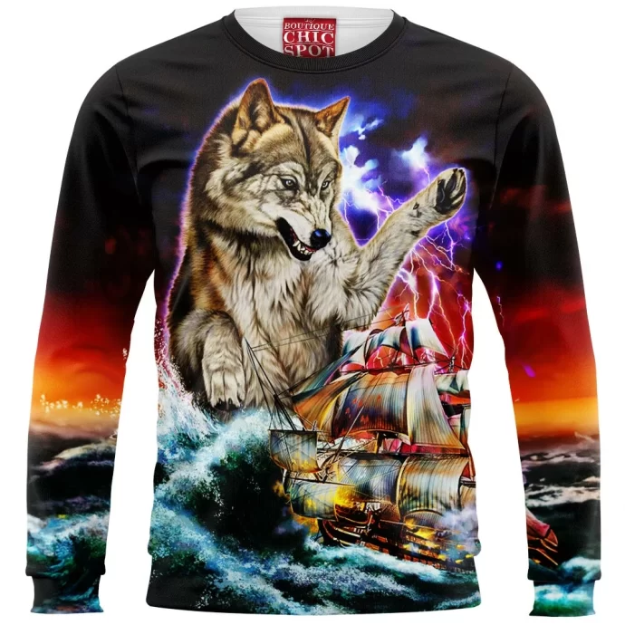 Monster Titan Wolf Sweatshirt