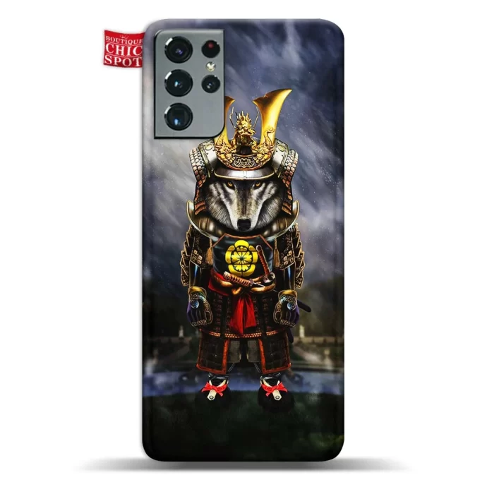 Timber Wolf Samurai Phone Case Samsung