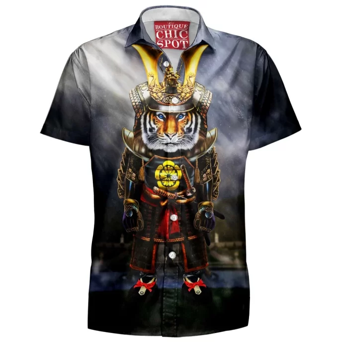 Samurai Tiger Hawaiian Shirt