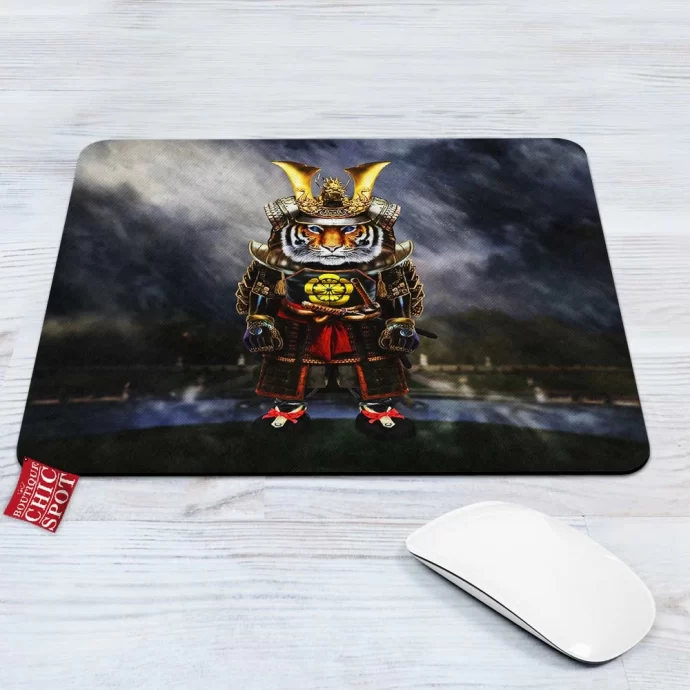 Samurai Tiger Mouse Pad