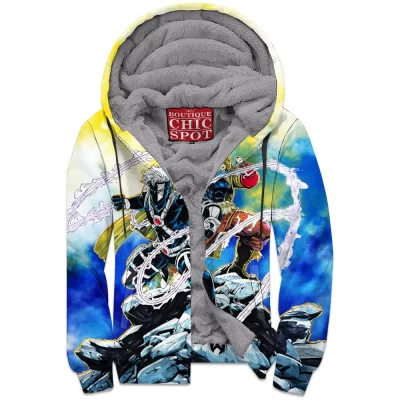 Comic Zip-Fleece-Hoodie, Grifter Zip-Fleece-Hoodie