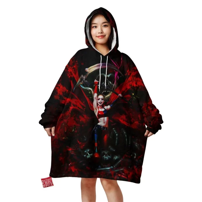 Harley Quinn Blanket Hoodie