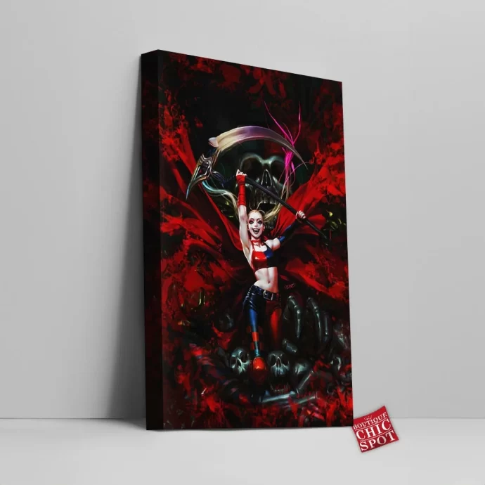 Harley Quinn Canvas Wall Art