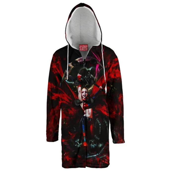 Harley Quinn Hooded Cloak Coat