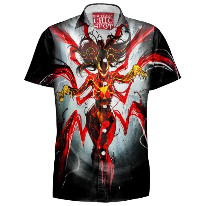 Carnage x Spider-Woman Hawaiian Shirt