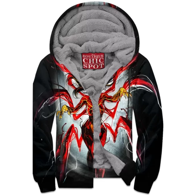 Carnage x Spider-Woman Zip Fleece Hoodie