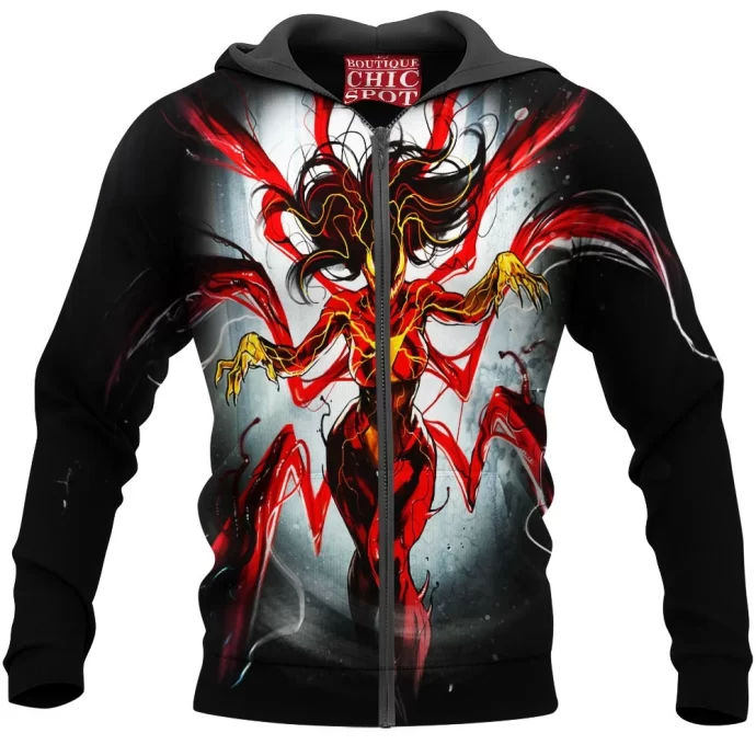 Carnage x Spider-Woman Zip Hoodie