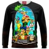Game Zip Sweatshirt, Super Mario Zip Sweatshirt, Bowser Zip Sweatshirt, Larry Koopa Zip Sweatshirt