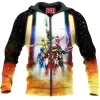 Mighty Morphin Power Rangers Zip-Hoodie