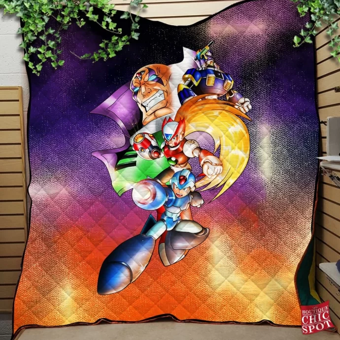 Megaman X Quilt Blanket