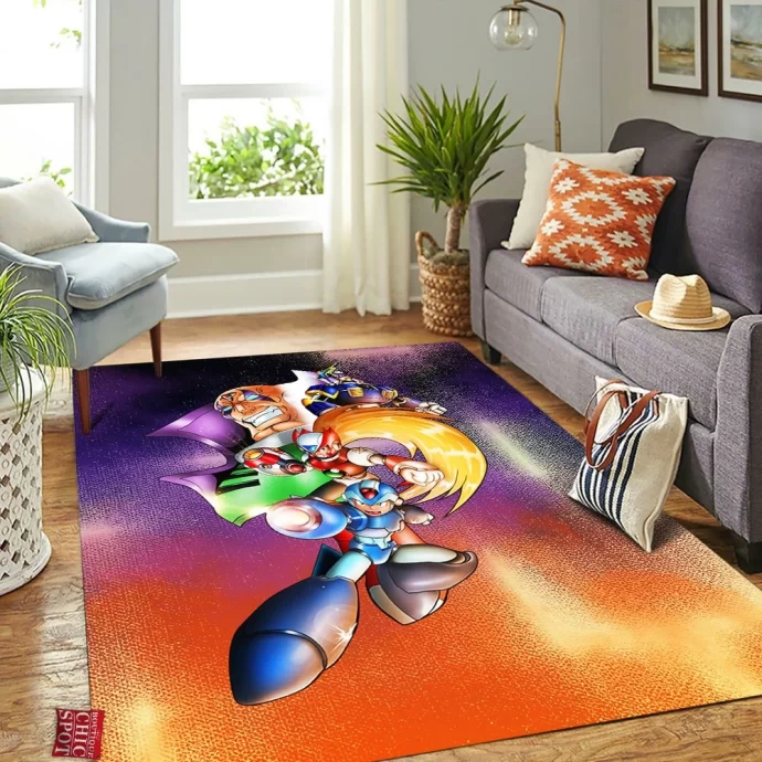 Megaman X Rectangle Rug