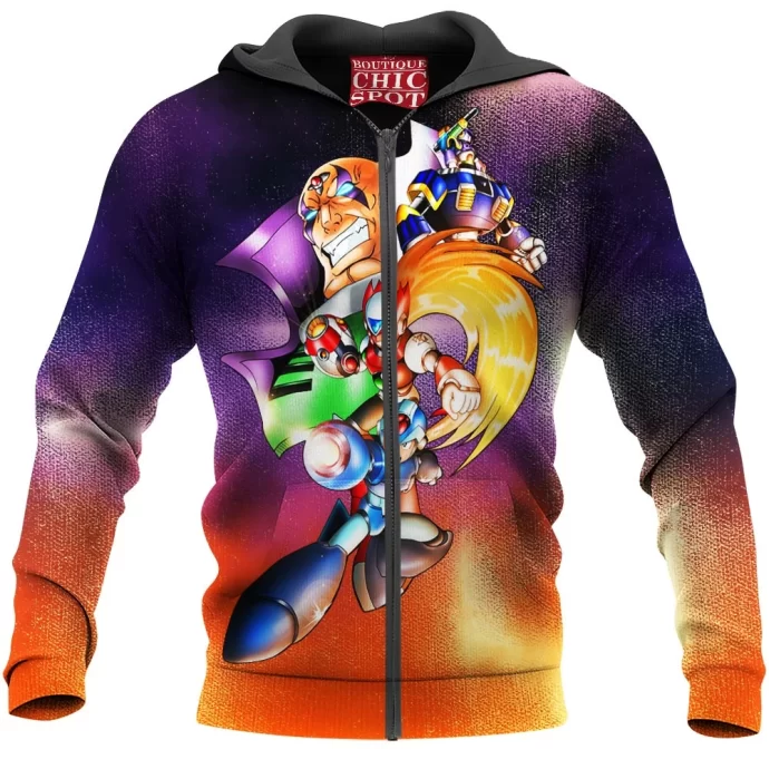 Megaman X Zip Hoodie