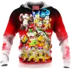 Bowser Fleece-Hoodie, Game Fleece-Hoodie, Mario Fleece-Hoodie