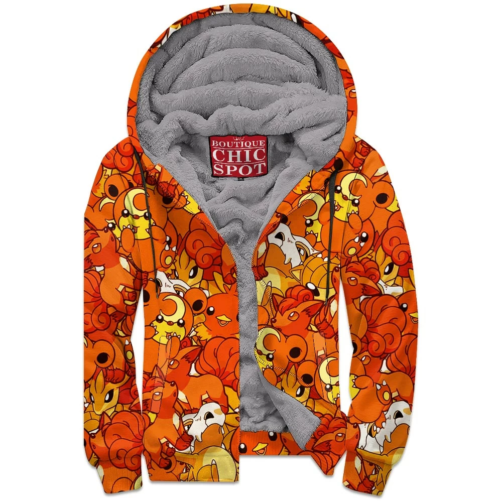 Anime Zip-Fleece-Hoodie, Pokemon Zip-Fleece-Hoodie 1 T DUONG Boutique 11114 Zip Fleece Hoodie