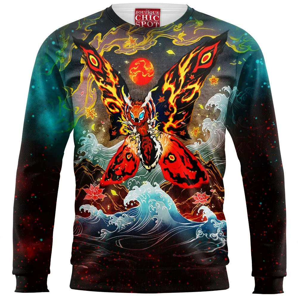 Mothra Zip Sweatshirt, Monster Zip Sweatshirt, Kaiju Zip Sweatshirt 1 T DUONG Boutique 11116 Sweatshirt