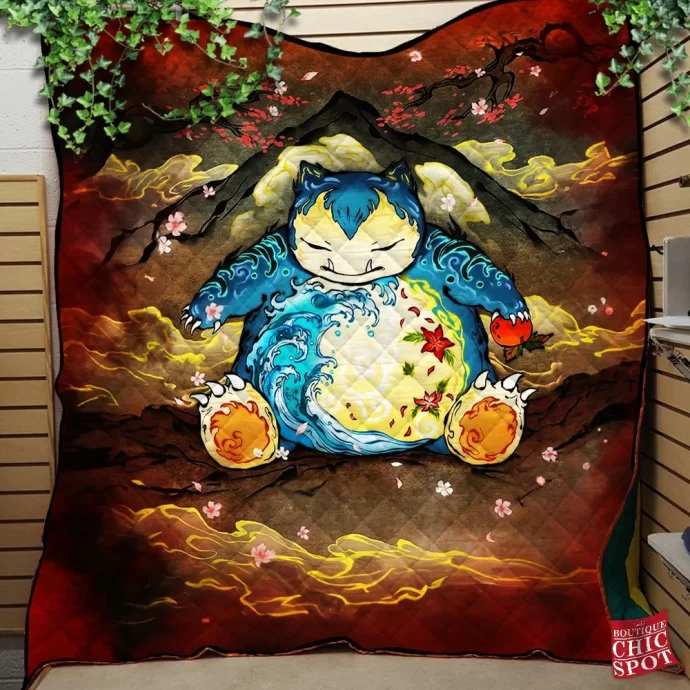 Snorlax Quilt Blanket