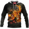 Anime Fleece-Hoodie, Digimon Fleece-Hoodie