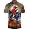 Anime Polo Shirt, Garchomp Polo Shirt, Pokemon Polo Shirt