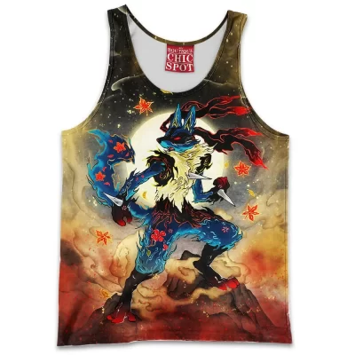 Anime Tank-Top, Lucario Tank-Top, Pokemon Tank-Top