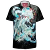 Anime Hawaiian-Shirt, Pokemon Hawaiian-Shirt, Vulpix Hawaiian-Shirt
