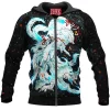 Anime Zip-Hoodie, Pokemon Zip-Hoodie, Vulpix Zip-Hoodie