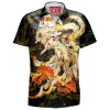Anime Hawaiian-Shirt, Pokemon Hawaiian-Shirt, Vulpix Hawaiian-Shirt
