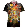 Anime Hawaiian-Shirt, Infernape Hawaiian-Shirt, Pokemon Hawaiian-Shirt
