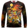 Pokemon Zip Sweatshirt, Anime Zip Sweatshirt, Infernape Zip Sweatshirt