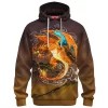 Anime Hoodie, Charizard Hoodie, Pokemon Hoodie