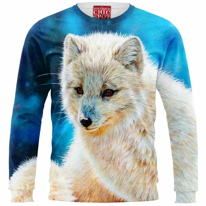 Arctic Fox Painting Sweatshirt