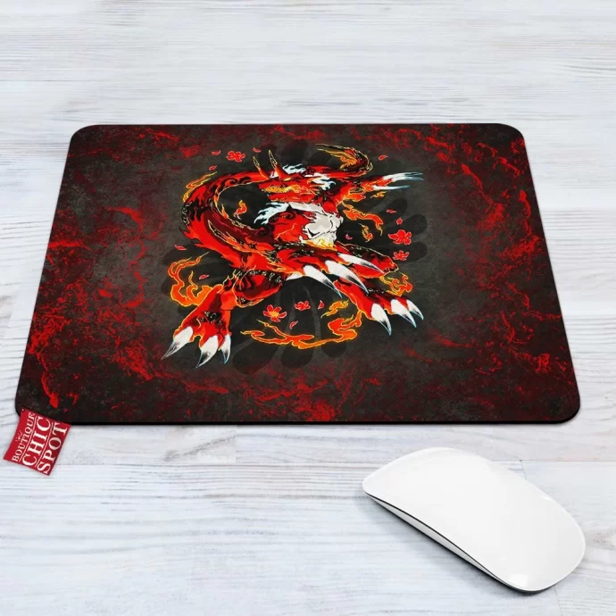 Growlmon Digimon Mouse Pad