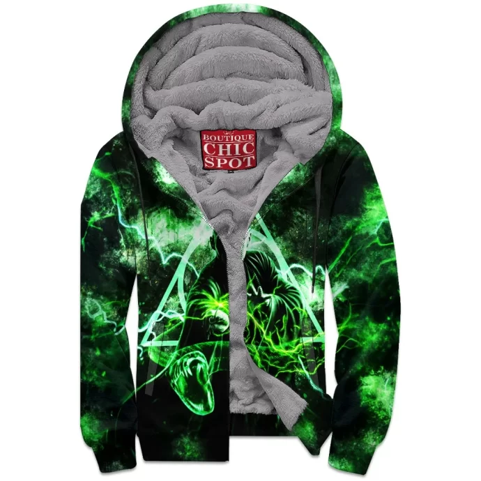 Dark Lord Voldemort Zip Fleece Hoodie