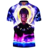 Black Panther Polo Shirt, Comic Polo Shirt