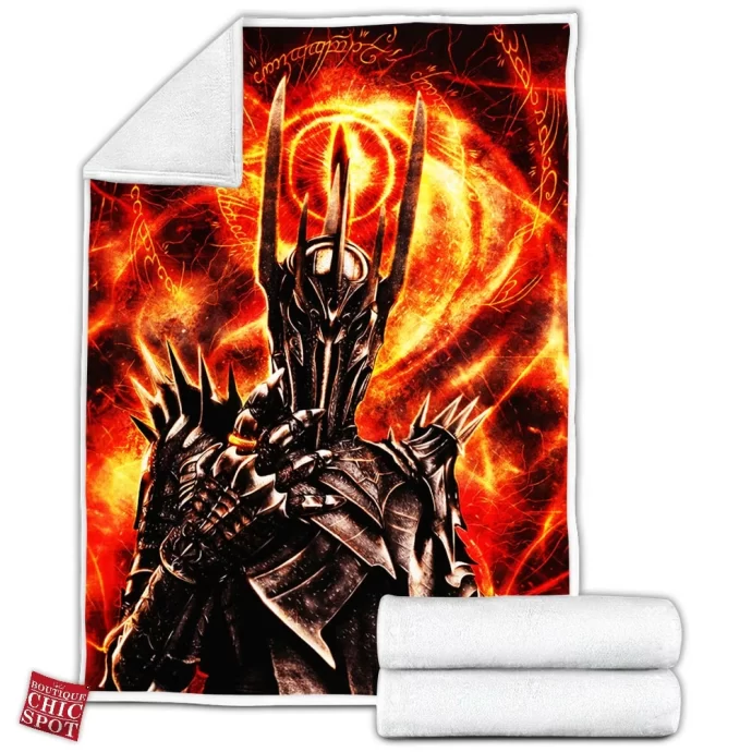 Dark Lord Sauron the Great Game Fleece Blanket