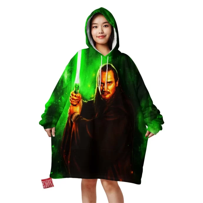 Qui-Gon Jinn Star War Movie Marvel Blanket Hoodie