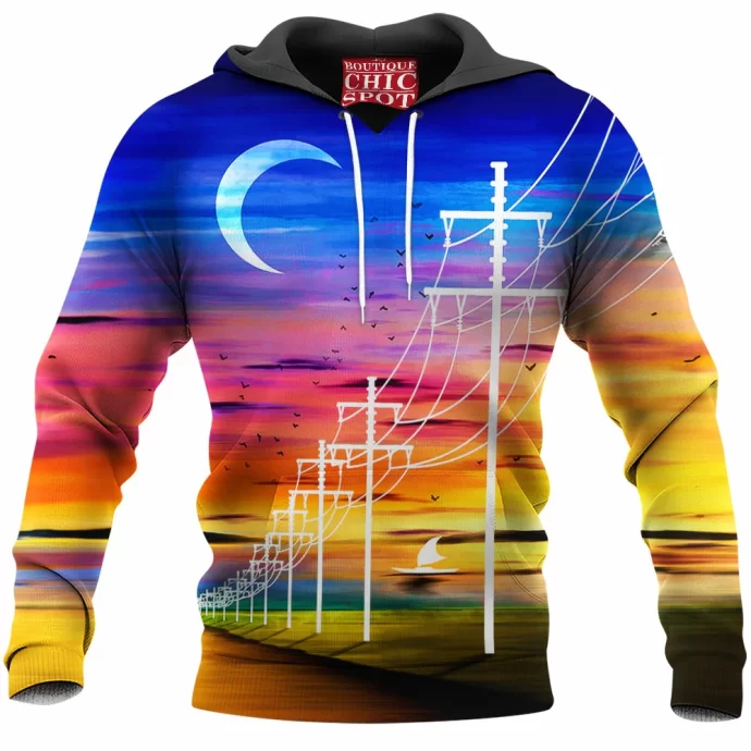 Oceanside In Negative Space Hoodie