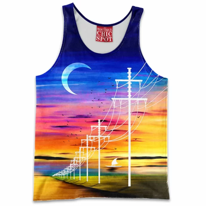 Oceanside In Negative Space Tank Top