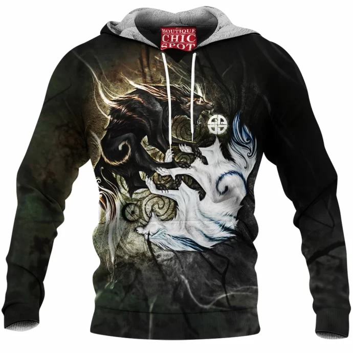 Ragnarok Wolf Fleece Hoodie